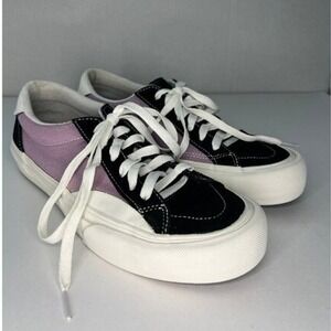 Straye Logan Skate Shoes Womens 10‎ Mens 8.5 Low Top Black Lavender